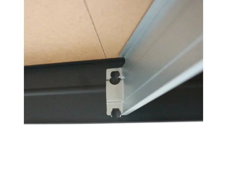 AR Shelving Rivet Eck-Schwerlastregal 180 x 90 x 45 cm 4 Böden Anthrazit FSC®