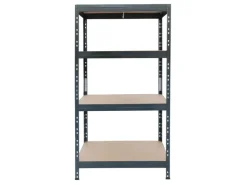 AR Shelving Rivet Schwerlastregal 180 x 90 x 45 cm 4 Böden Anthrazit FSC®