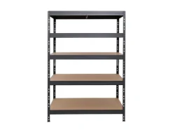 AR Shelving Rivet Schwerlastregal 180 x 120 x 45 cm 5 Böden Anthrazit FSC®* Kellerregale|Holzregale