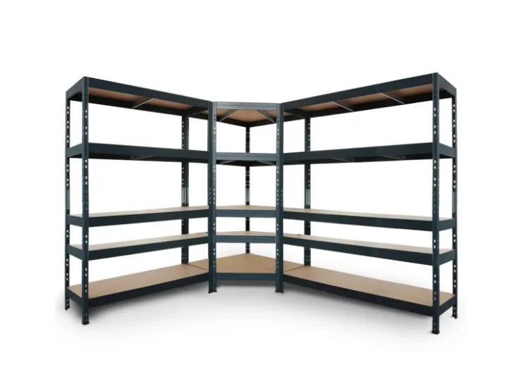 AR Shelving Rivet Set 180 x 210 x 240 x 45 cm mit 5 HDF-Böden Anthrazit* Kellerregale|Holzregale