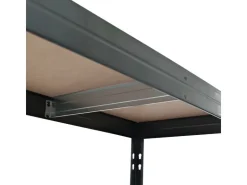 AR Shelving Rivet Set 180 x 180 x 210 x 45 cm mit 5 HDF-Böden Anthrazit* Holzregale|Eckregale