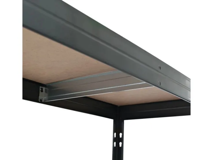 AR Shelving Rivet Set 180 x 180 x 180 x 45 cm mit 5 HDF-Böden Anthrazit* Kellerregale|Metallregale