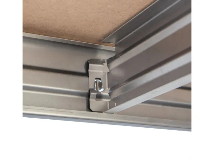 AR Shelving Schwerlast-Steckregal Bullrack Rivet Verzinkt 200 x 100 x 60 cm FSC®* Metallregale|Schwerlastregal