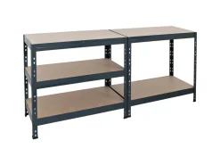 AR Shelving Schwerlast-Steckregal Rivet M 180cm x 90 cm x 40cm 5B FSC®* Aufbewahrung