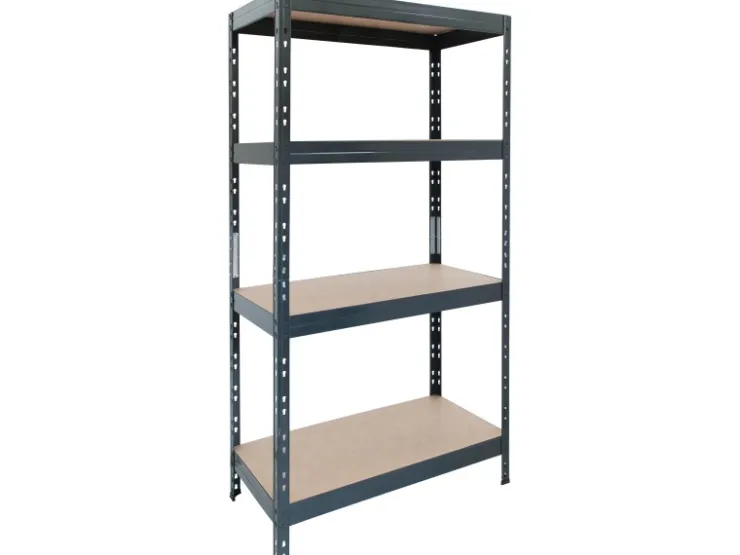 AR Shelving Schwerlast-Steckregal Rivet S 180cm x 75cm x 35cm 4B FSC®* Holzregale|Kellerregale