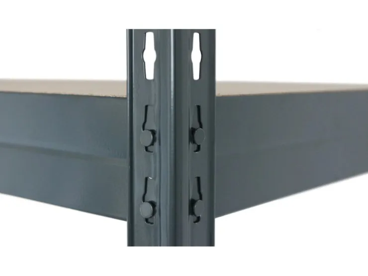 AR Shelving Schwerlast-Steckregal Rivet S 180cm x 75cm x 35cm 4B FSC®* Holzregale|Kellerregale