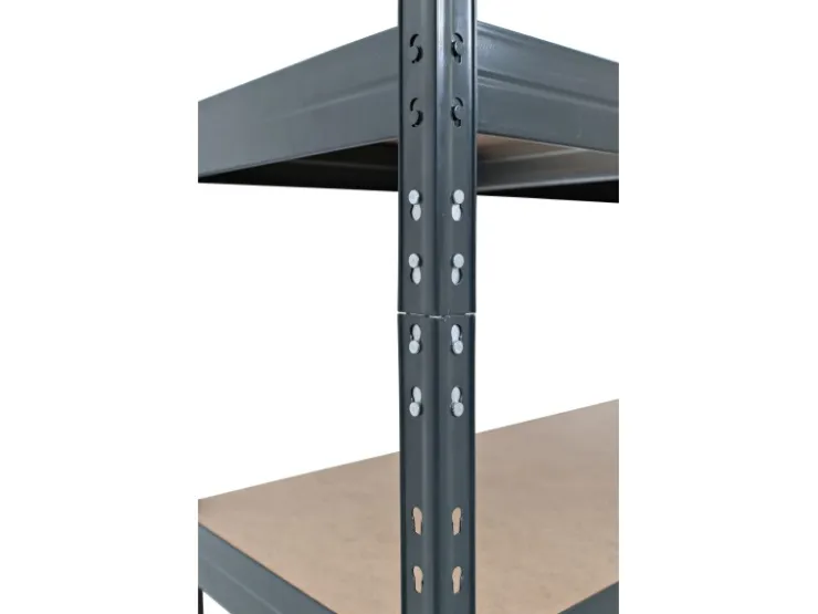 AR Shelving Schwerlast-Steckregal Rivet S 180cm x 75cm x 35cm 4B FSC®* Holzregale|Kellerregale