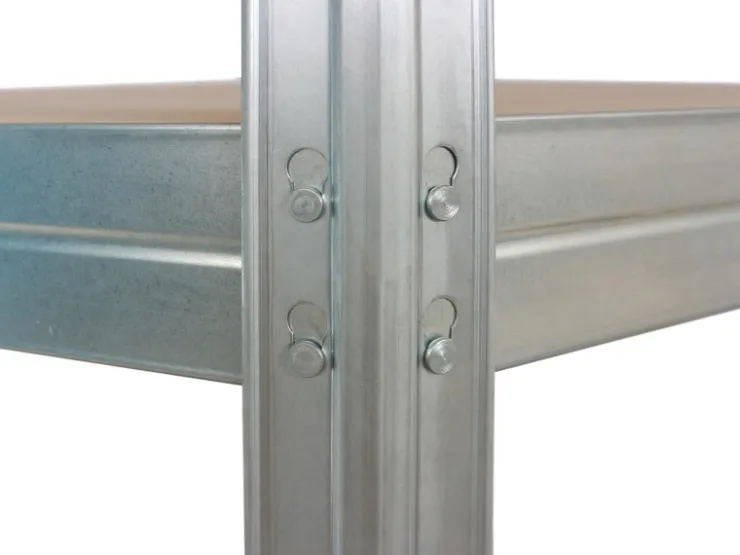 AR Shelving Schwerlast-Steckregal Rivet 180 cm x 90 cm x 45 cm 4 Böden* Kellerregale