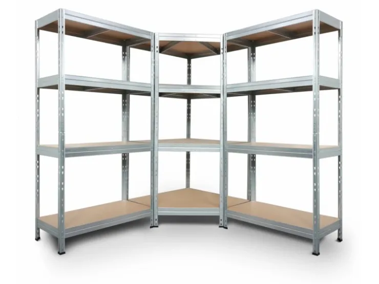 AR Shelving Schwerlast-Steckregal Rivet 180 cm x 90 cm x 45 cm 4 Böden* Kellerregale