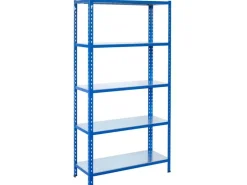 AR Shelving Steckregal Blau & Verzinkt 200 x 60 x 40 cm 5 Böden 180 kg
