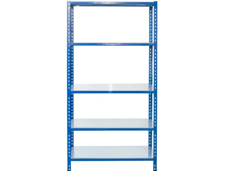 AR Shelving Steckregal Blau & Verzinkt 200 x 60 x 40 cm 5 Böden 180 kg