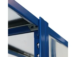 AR Shelving T Profile Zusatzmodul Blau & Verzinkt 250x80x30 cm 6 Böden 180 kg* Büroregale