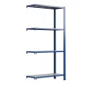 AR Shelving T Profile Zusatzmodul Blau & Verzinkt 200x80x30 cm 4 Böden 180 kg* Büroregale