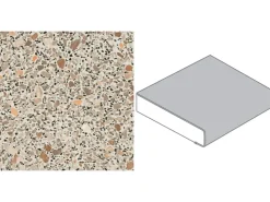 Arbeitsplatte 60 cm x 3,9 cm Meterware* Mosaik