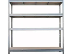 AR Shelving AR-Shelving Bullrack-Rivet Schwerlast-Steckregal 200 x 200 x 60 cm Verzinkt FSC®
