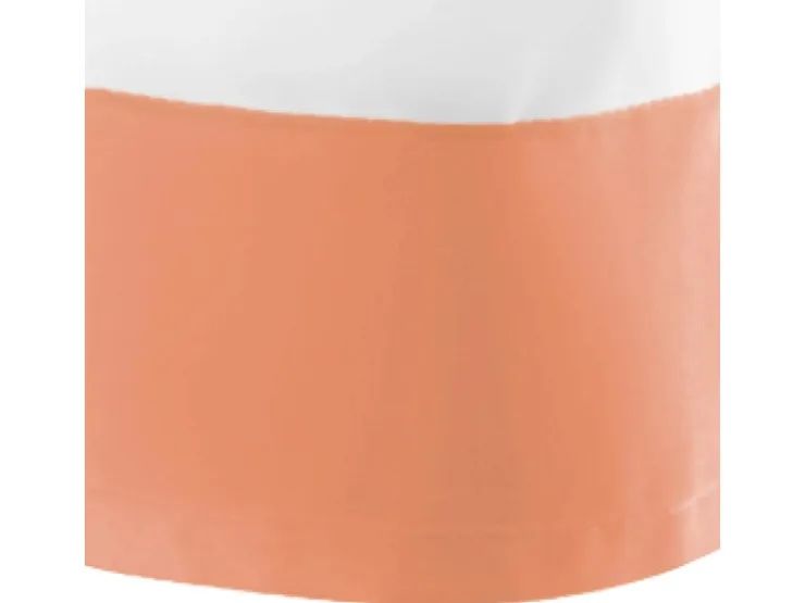 Arsvita Bistrogardine mit Schlaufen 150 cm x 45 cm Orange Rot* Vitrinen