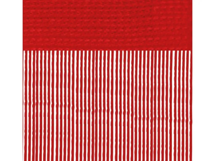 Arsvita Fadenvorhang Fadengardine Gardine Vorhang Prince 90 cm x 250 cm Rot* Türvorhänge