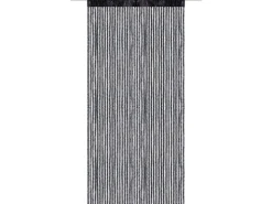 Arsvita Fadenvorhang Fadengardine Gardine Vorhang Metall-Optik 140 cm x 250 cm Stangendurchzug