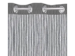 Arsvita Fadenvorhang Fadengardine Gardine Vorhang Metall-Optik 140 cm x 250 cm Ösen* Türvorhänge