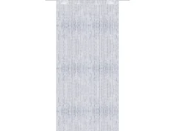 Arsvita Fadenvorhang Fadengardine Gardine Vorhang Metall-Optik 140 cm x 250 cm Stangendurchzug Weiß