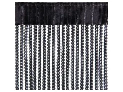 Arsvita Fadenvorhang Metall Optik Gardine Vorhang Lurex Universalband 140 cm x 250 cm* Türvorhänge