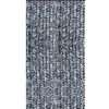 Arsvita Flauschvorhang Flauschgardine Vorhang 90 cm x 220 cm Meliert Blau Weiß Silber* Türvorhänge