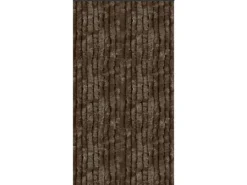 Arsvita Flauschvorhang Flauschgardine Vorhang 120 cm x 200 cm Unistreifen Braun* Türvorhänge