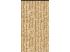 Arsvita Flauschvorhang Flauschgardine Vorhang 140 cm x 200 cm Unistreifen Beige* Türvorhänge