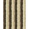 Arsvita Flauschvorhang Flauschgardine Vorhang 56 cm x 185 cm Unistreifen Beige Braun