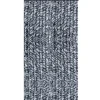 Arsvita Flauschvorhang Flauschgardine Vorhang 90 cm x 200 cm Meliert Blau Weiß Silber