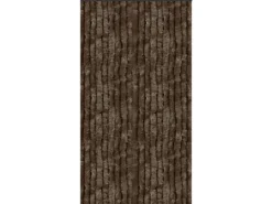 Arsvita Flauschvorhang Flauschgardine Vorhang 90 cm x 200 cm Unistreifen Braun* Vorhänge|Insektenschutz