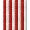 Arsvita Flauschvorhang Flauschgardine Vorhang 56 cm x 185 cm Unistreifen Rot Weiß