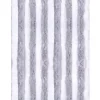 Arsvita Flauschvorhang Flauschgardine Vorhang 56 cm x 185 cm Unistreifen Hellgrau Weiß