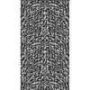 Arsvita Flauschvorhang Flauschgardine Vorhang 56 cm x 185 cm Unistreifen Anthrazit Schwarz