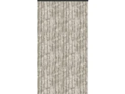 Arsvita Flauschvorhang Flauschgardine Vorhang 140 cm x 200 cm Unistreifen Grau