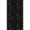 Arsvita Flauschvorhang Flauschgardine Vorhang 56 cm x 185 cm Unistreifen Schwarz
