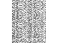 Arsvita Flauschvorhang Flauschgardine Vorhang 90 cm x 200 cm Meliert Hellgrau Weiß* Türvorhänge