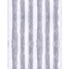 Arsvita Flauschvorhang Flauschgardine Vorhang 140 cm x 200 cm Unistreifen Hellgrau Weiß* Türvorhänge