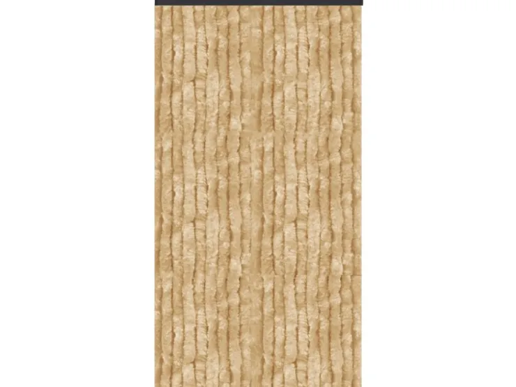 Arsvita Flauschvorhang Flauschgardine Vorhang 56 cm x 185 cm Unistreifen Beige* Türvorhänge