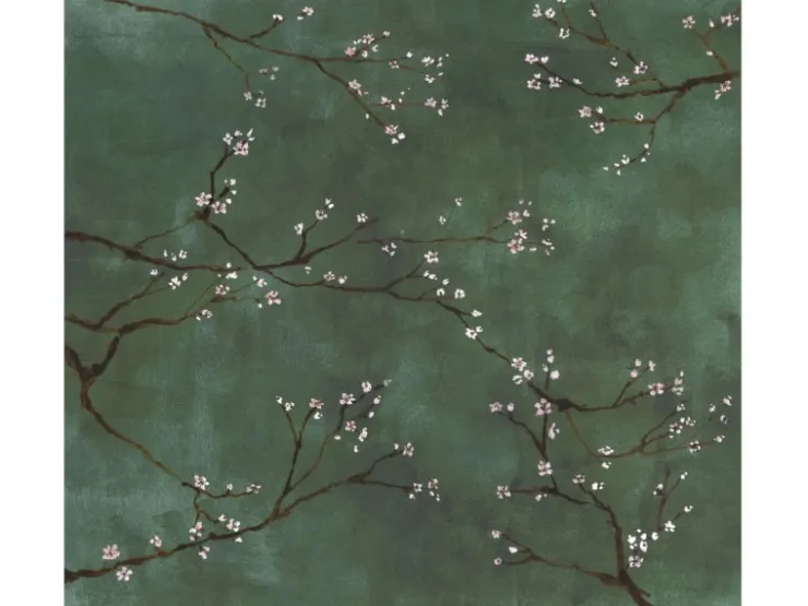 Art for the Home Fototapete Chinese bloesem groen 280 x 300 cm* Fototapeten