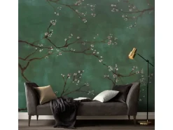 Art for the Home Fototapete Chinese bloesem groen 280 x 300 cm* Fototapeten