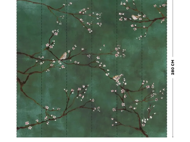 Art for the Home Fototapete Joy groen 280 x 300 cm* Fototapeten