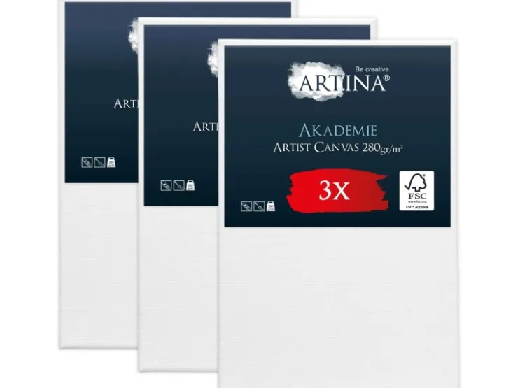 Artina Akademie Keilrahmen 80x120cm FSC 3tlg