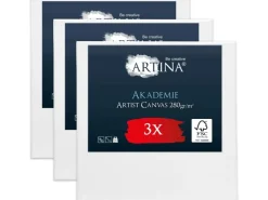 Artina Akademie Keilrahmen 20x20cm FSC 3tlg* Künstlerzubehör