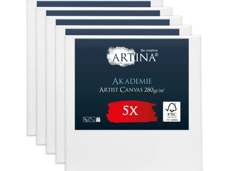 Artina Akademie Keilrahmen 70x70cm FSC 5tlg* Künstlerzubehör