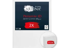 Artina Premium 3D Keilrahmen 24x30cm FSC 2tlg* Künstlerzubehör