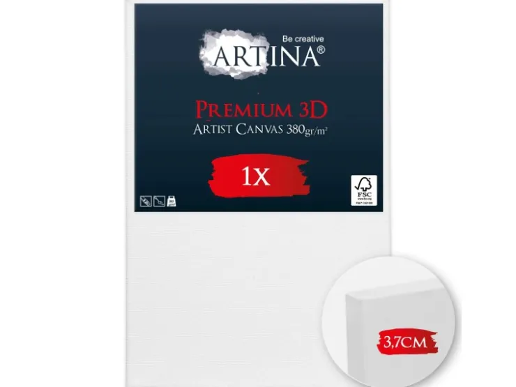 Artina Premium 3D Keilrahmen 60x60cm FSC* Künstlerzubehör