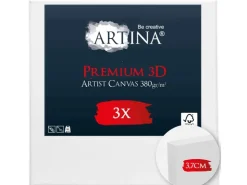 Artina Premium 3D Keilrahmen 25x25cm FSC 3tlg