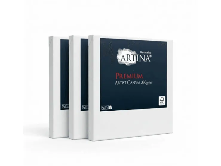 Artina Premium Keilrahmen 60x60cm FSC 3tlg* Künstlerzubehör
