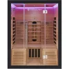 Artsauna Infrarotkabine Helsinki 150 mit Dual Technology Schwarz* Sitzbänke